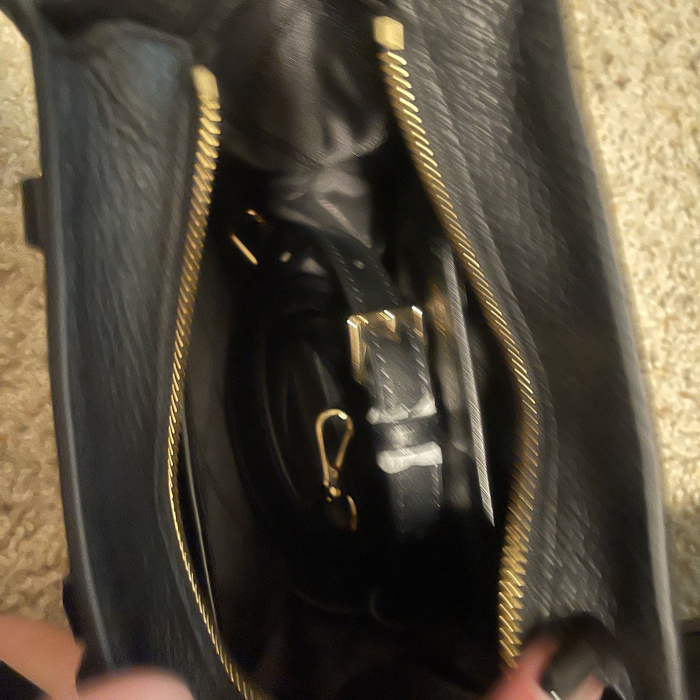 Michael Kors Black Pebbled Leather Tote - Picture 4 of 4